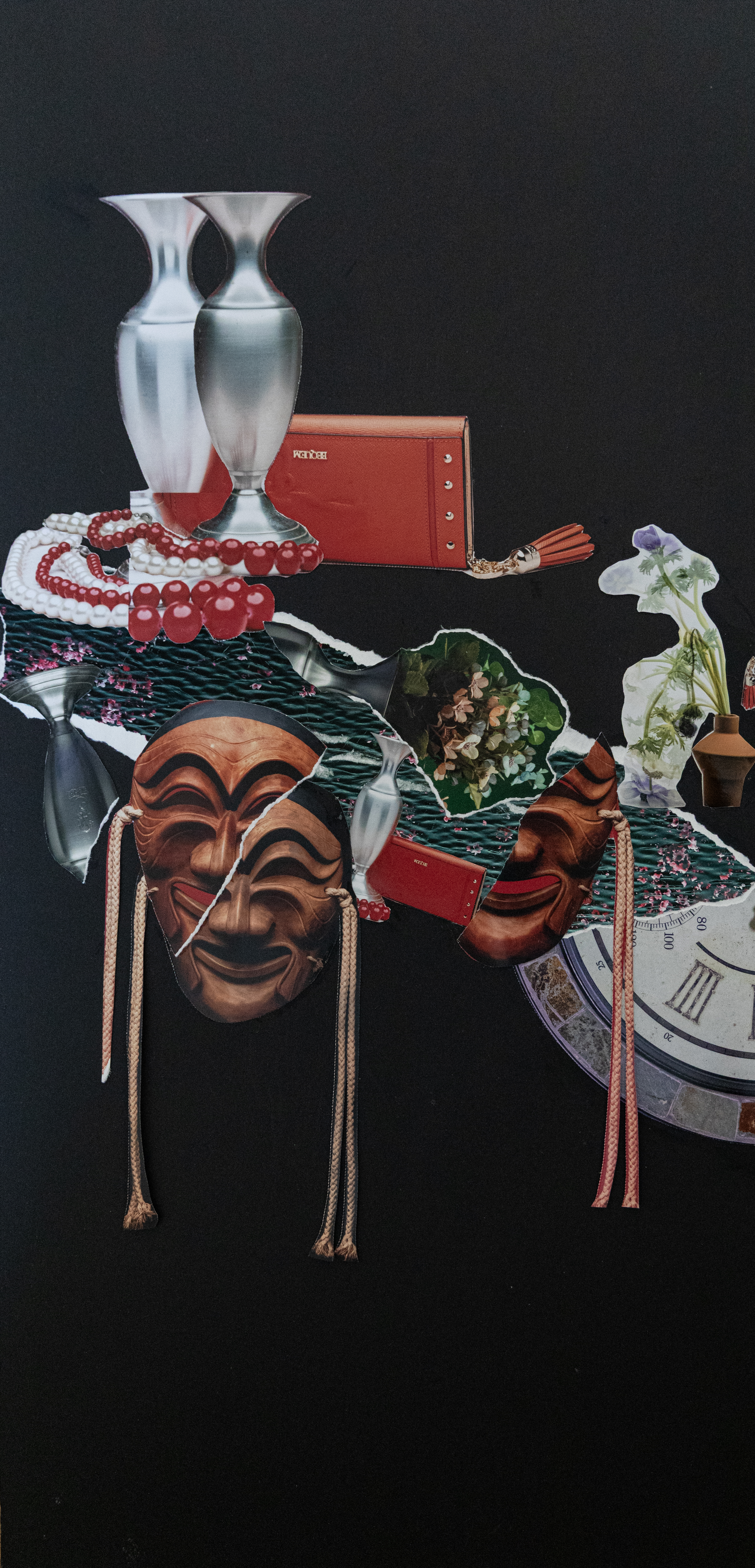 2025, 〈Memories〉, photo collage, 56x28cm