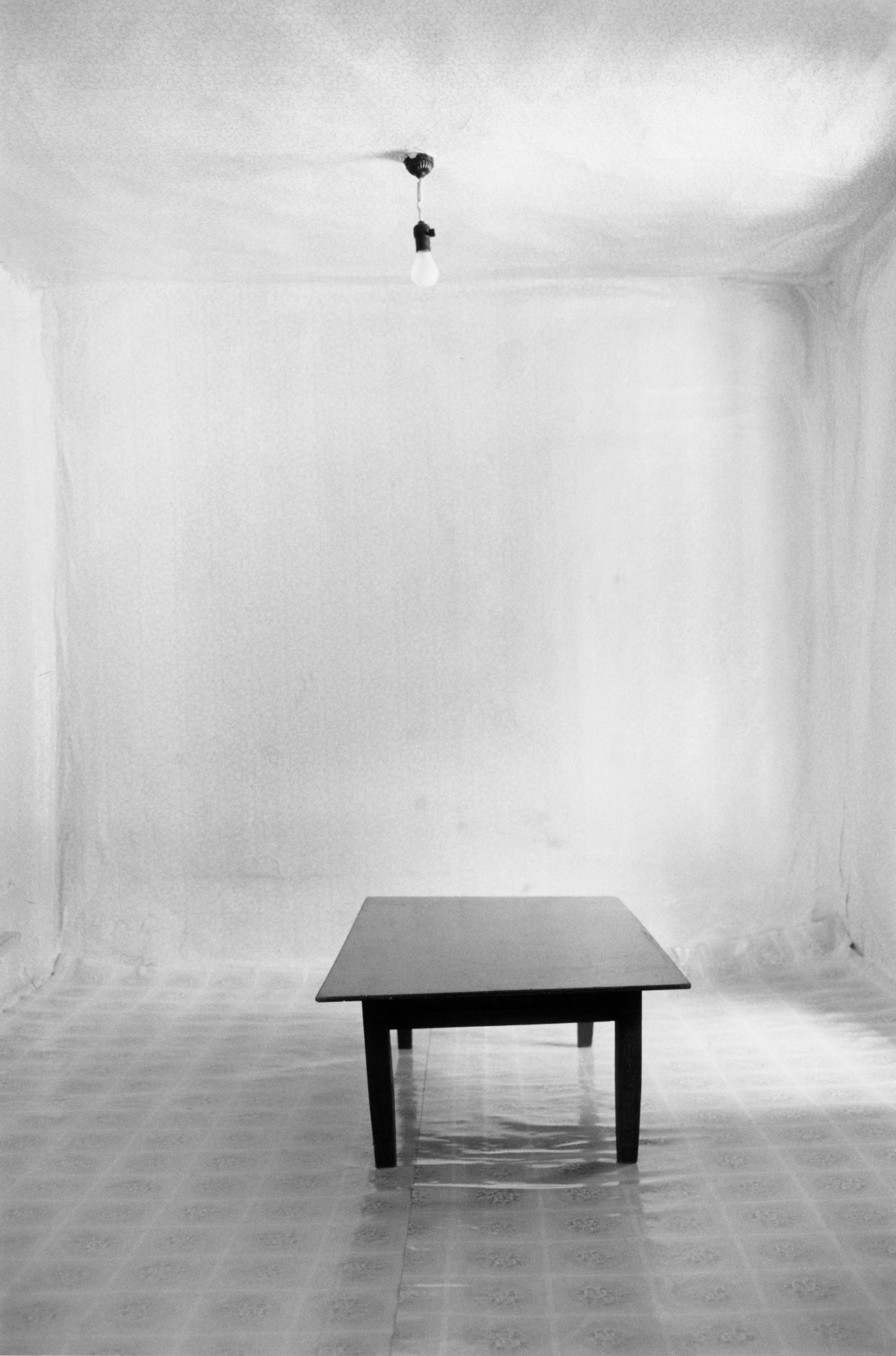 한정식, 〈고요 Ⅲ〉연작, 〈전라남도 영암 월출산 도갑사〉, 45x30cm, 1986, 뮤지엄한미 소장