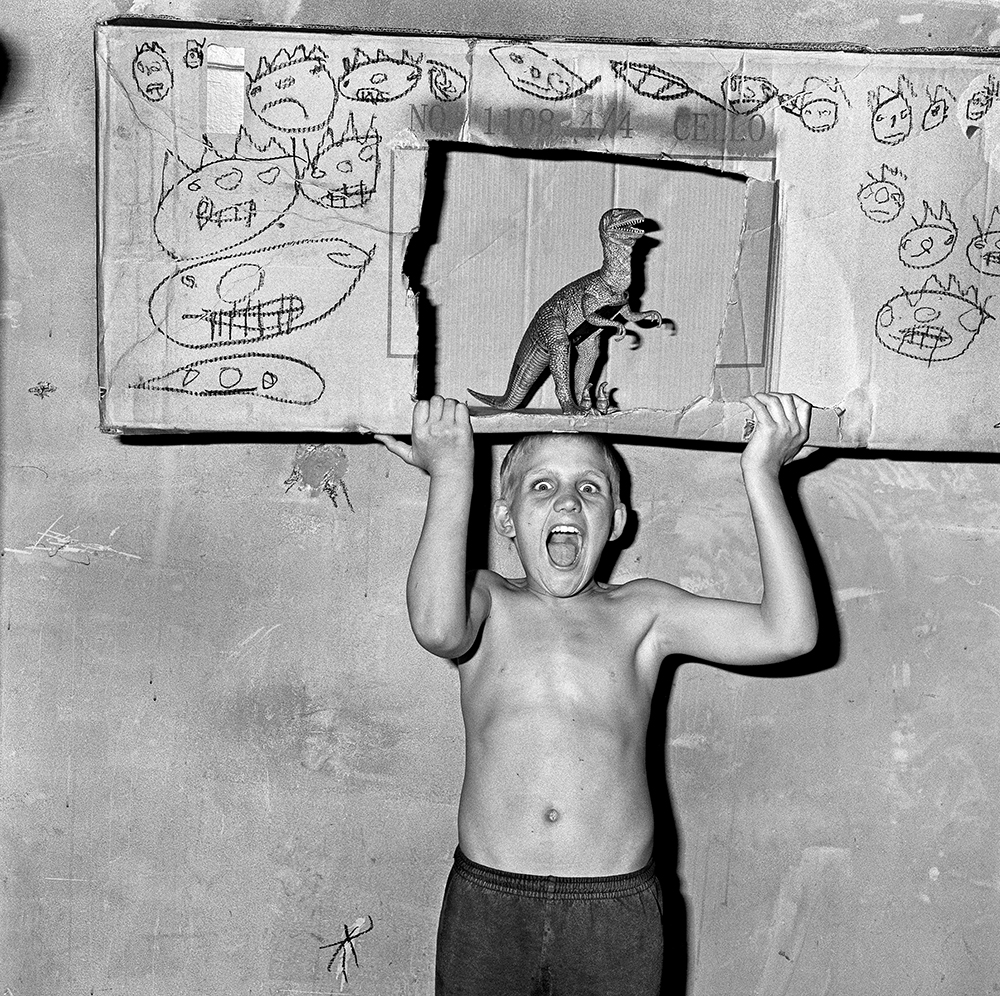Roar, Shadow Chamber series, 2002, Inkjet print, 45×45cm, ⓒRoger Ballen
